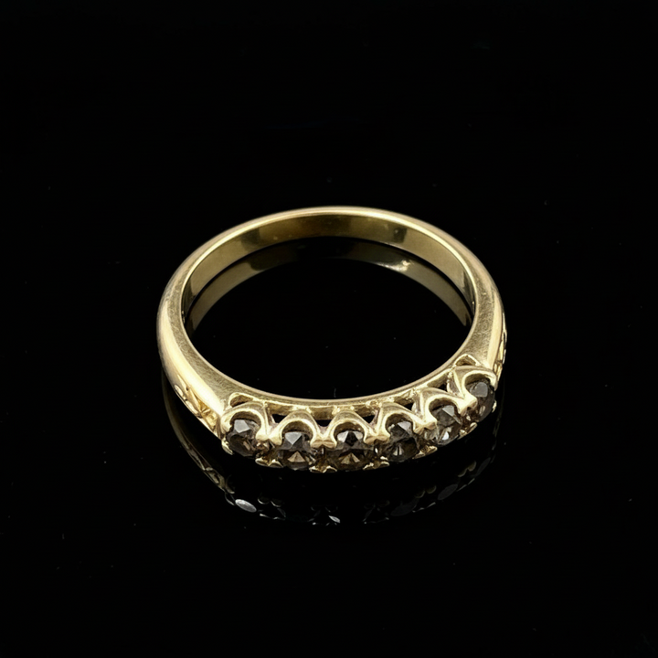 Anello Riviere in Oro Bianco