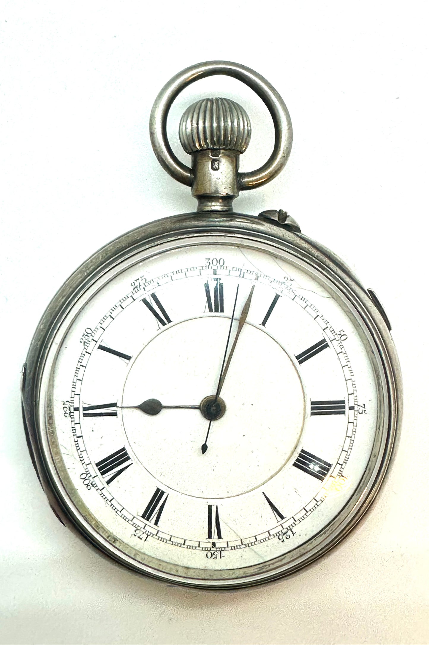 Elegante orologio cronometro da tasca inglese con secondi centrali – Birmingham 1823