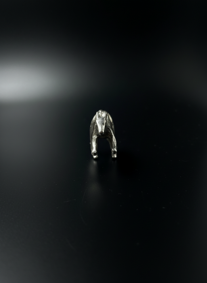 Canguro in Corsa, in Argento 925