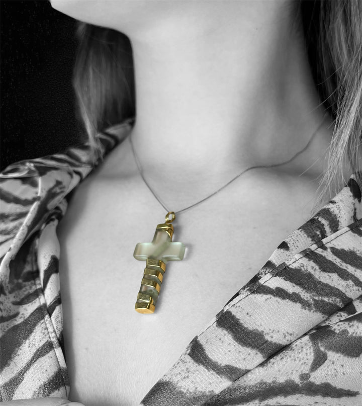 Croce in Cristallo di Rocca e Pro