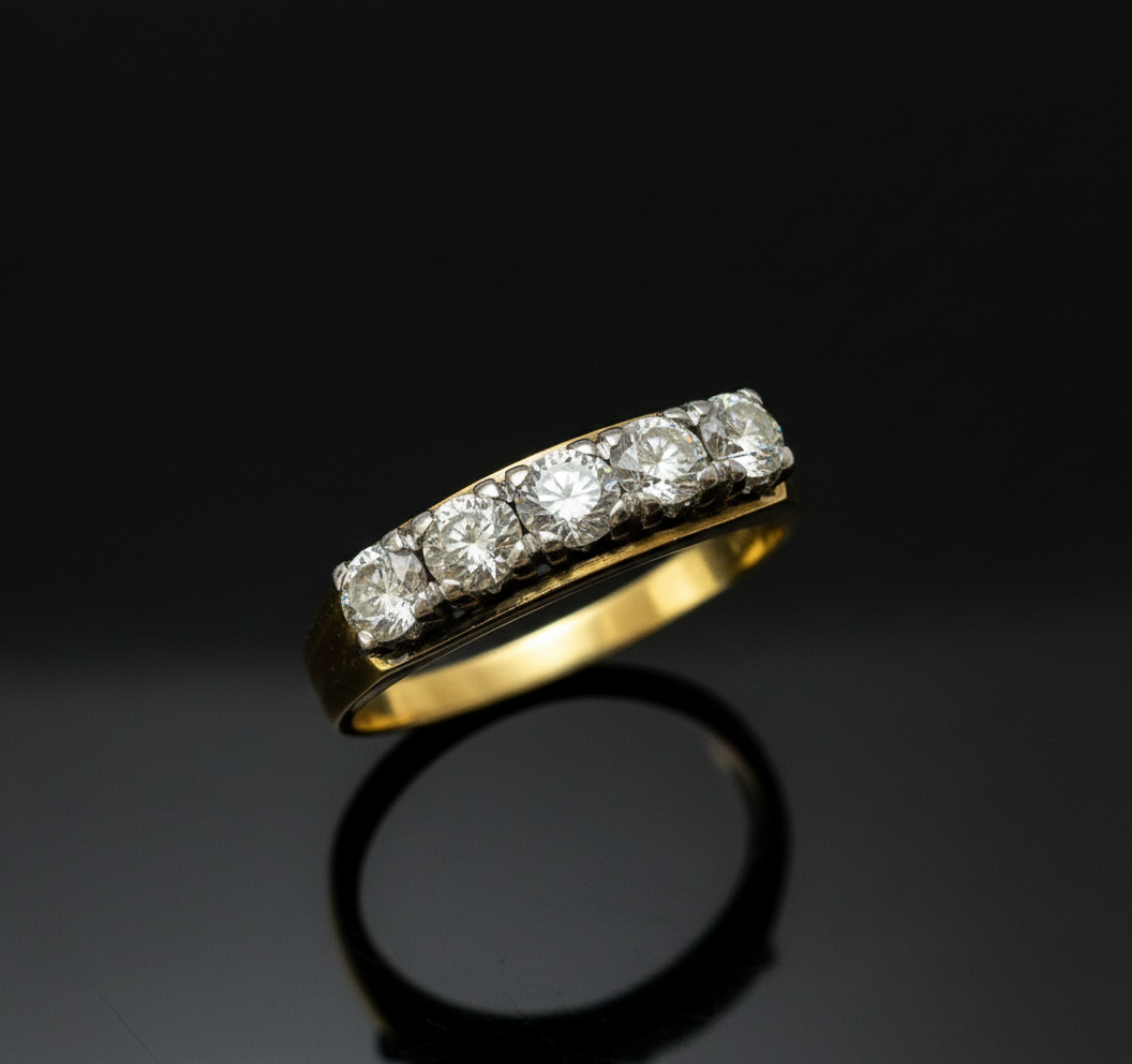 Anello a Riviere Anni '30