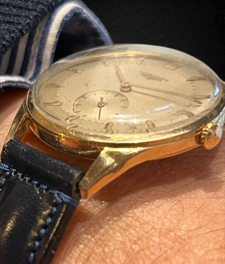 Longines anni '50, cassa oro, cal. 23Z, referenza 6667