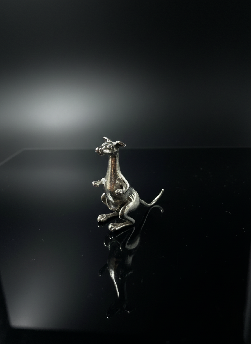 Canguro in Piedi in Argento 925