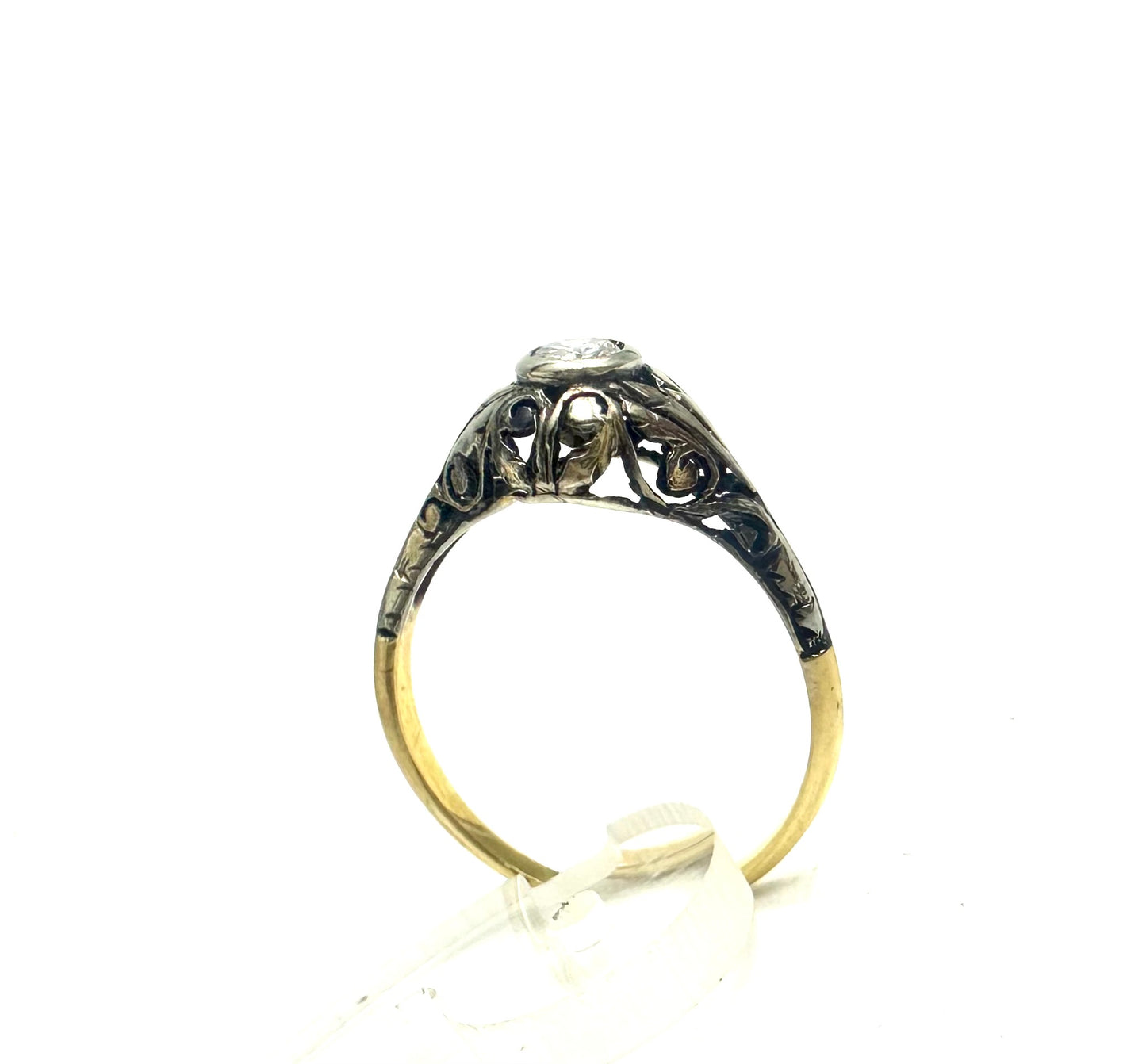 Anello stile Jugendstil dei primi del '900, fabbricato nell'Impero Austro-Ungarico