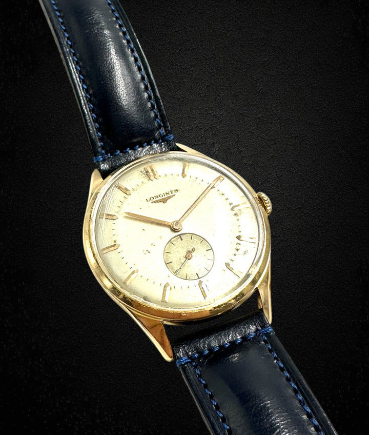 Longines anni '50, cassa oro, cal. 23Z, referenza 6667