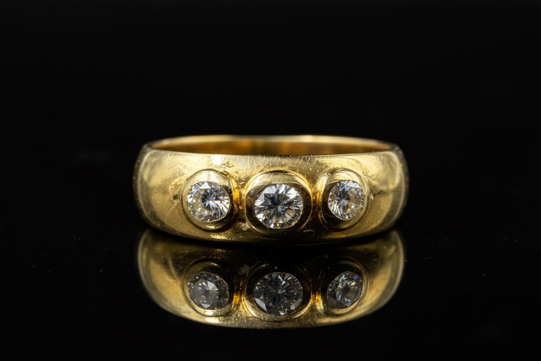 Anello Fascia Bombata Trilogy