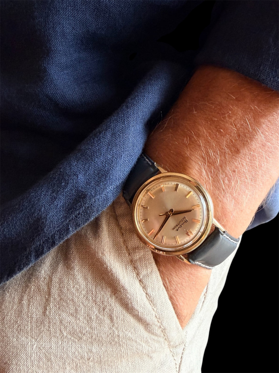 Bulova Accutron Calibro 214H – Oro Massiccio 18K – Anni '60