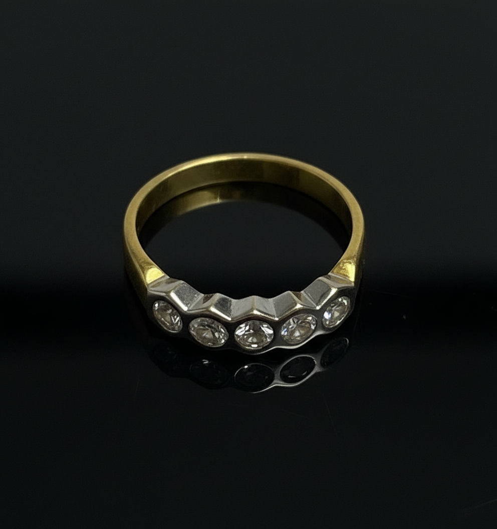 Riviere in Oro Bianco e Giallo con Diamanti