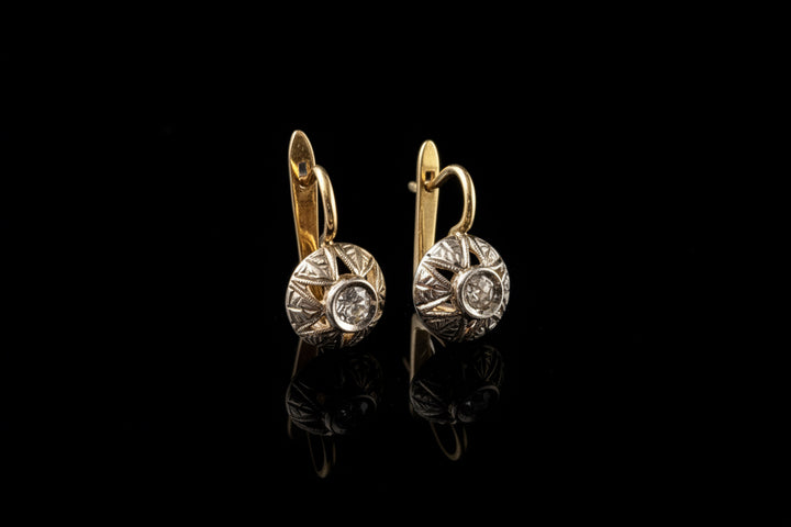 Orecchini al Lobo con Diamanti – Primo Novecento