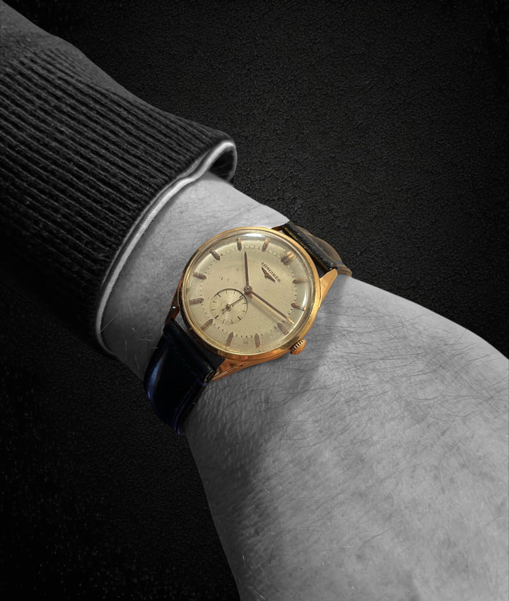 Longines anni '50, cassa oro, cal. 23Z, referenza 6667