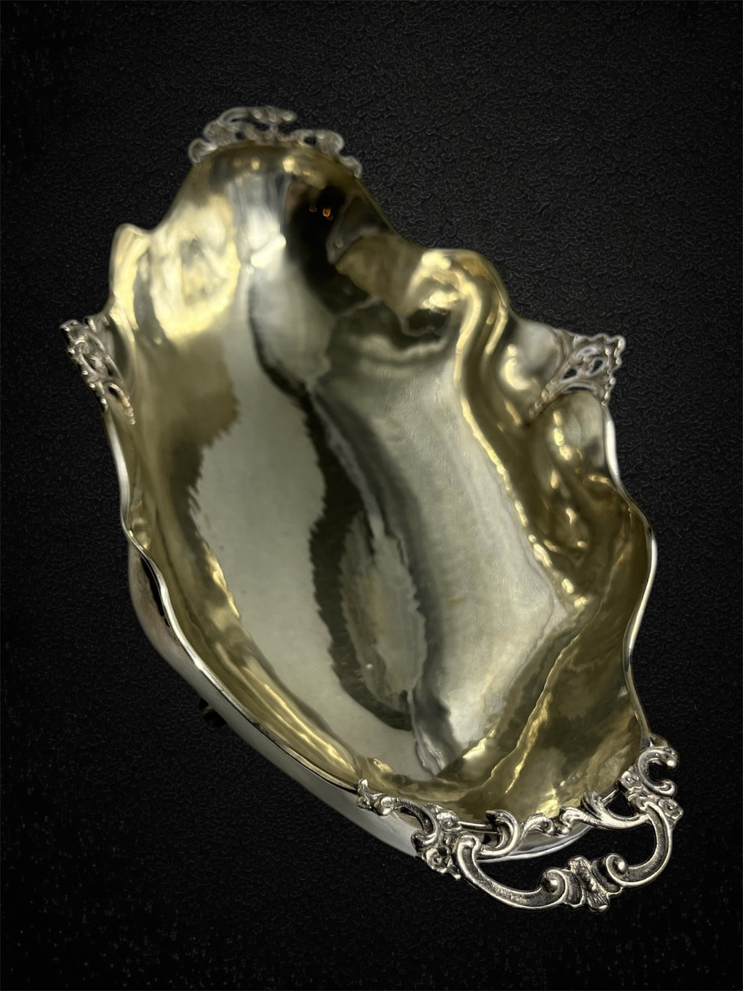 Portafrutta in argento, Massimo Milanese, circa 1950