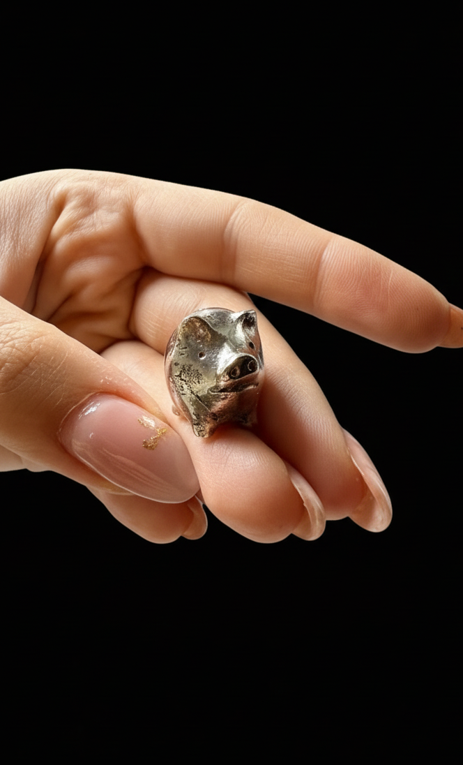 925 Sterling Silver Pig