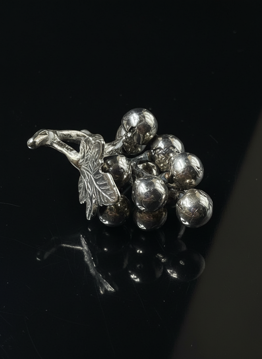 Grappolo d'Uva in Argento 925