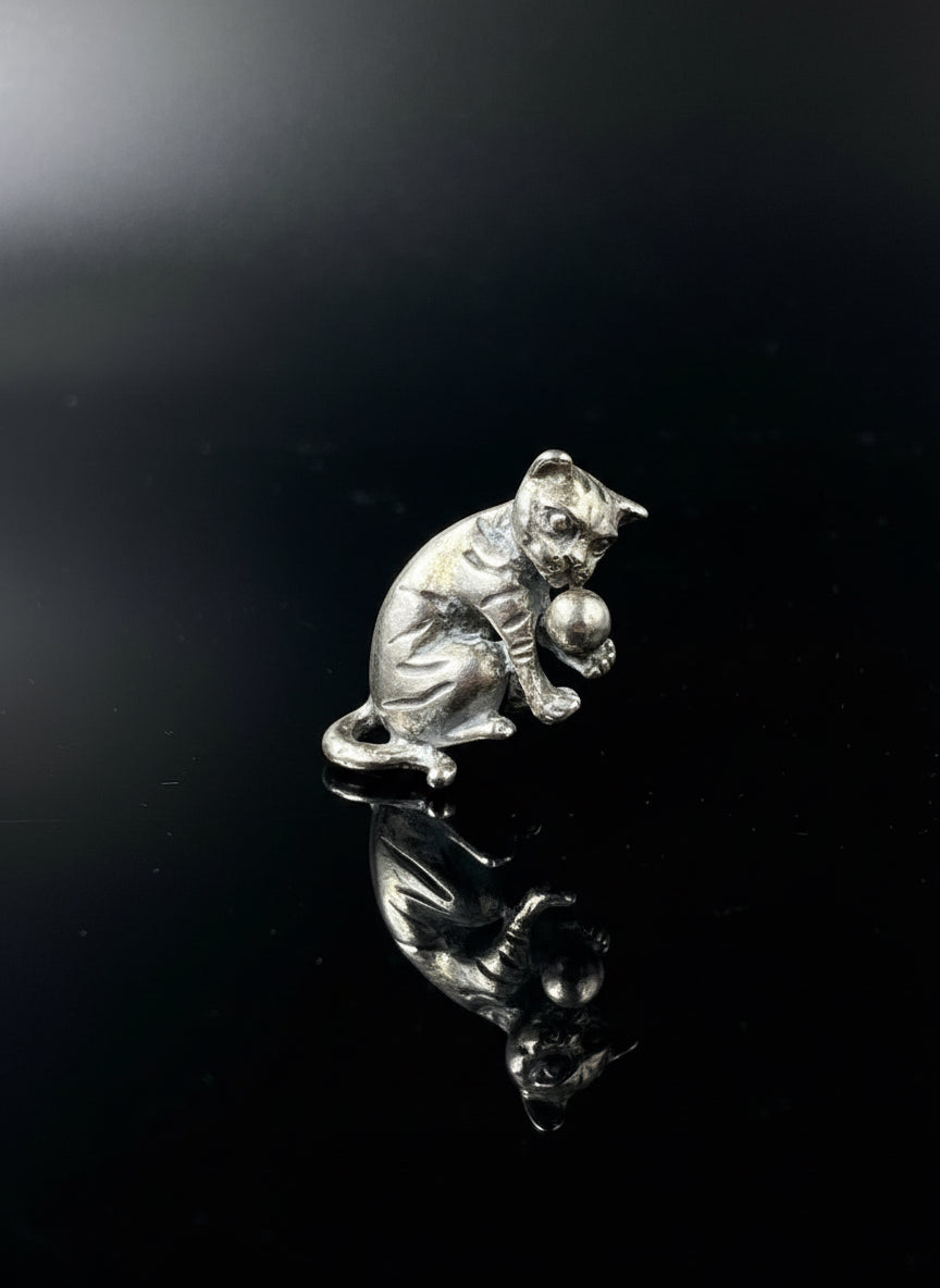 Gattino con la Palla, Argento 925