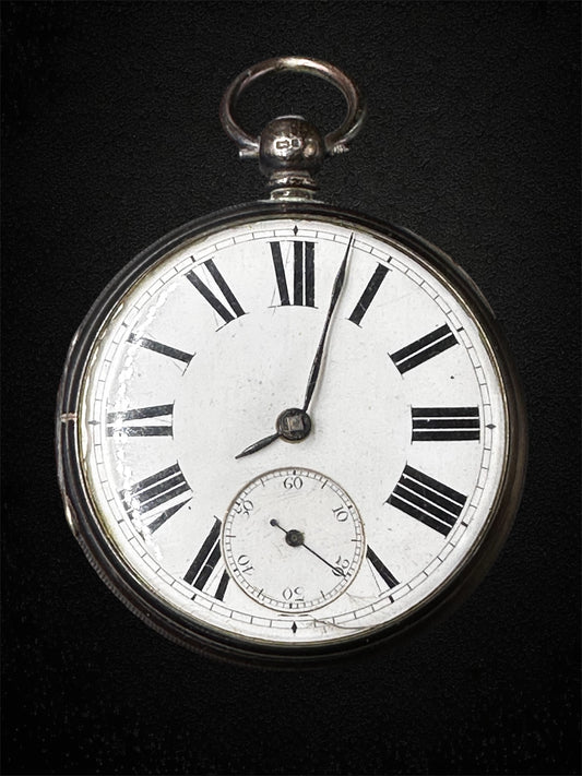 Orologio da tasca in argento – E. Perfitt, Wymondham – Londra 1874