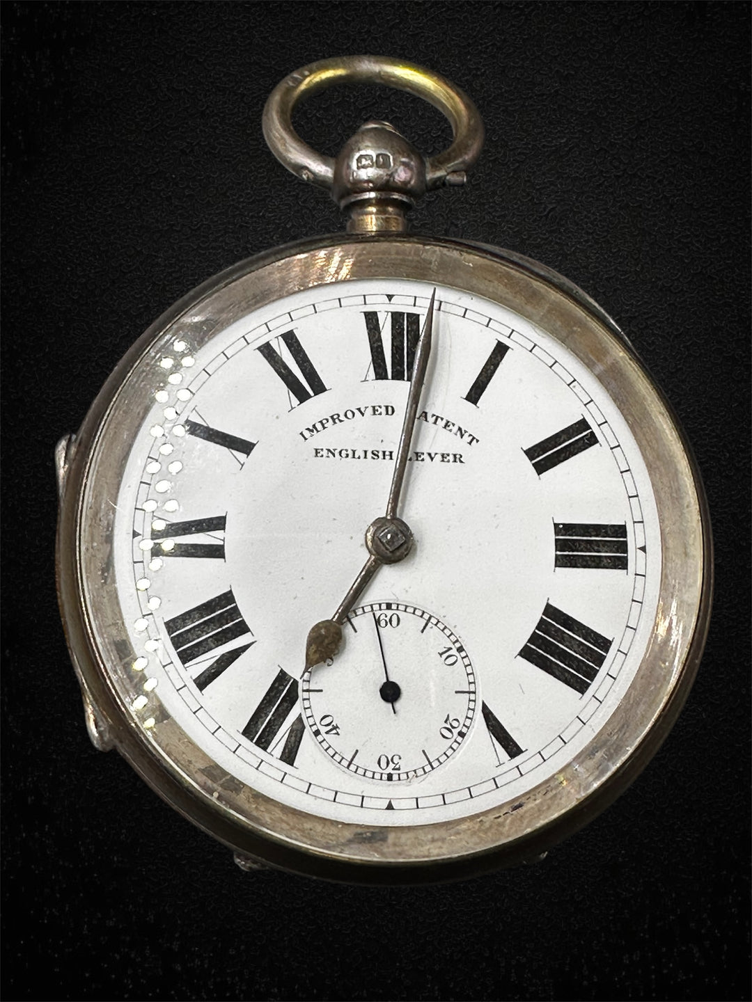 Orologio da tasca English Laver – Cassa in argento Chester 1908 – Movimento dorato (Copia)