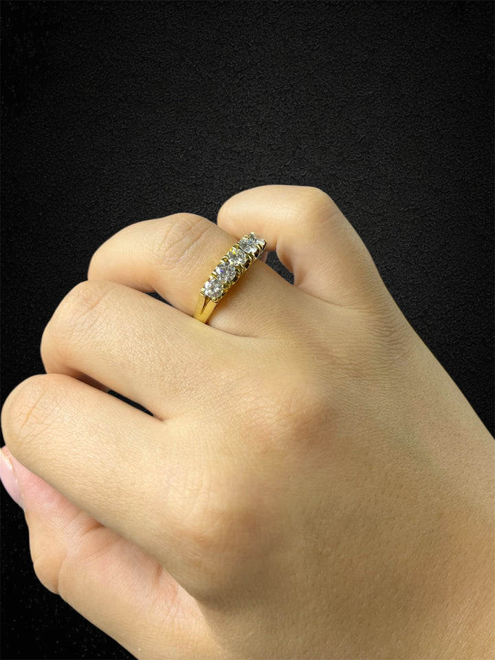 Rivière in Oro Giallo, ct.1,25