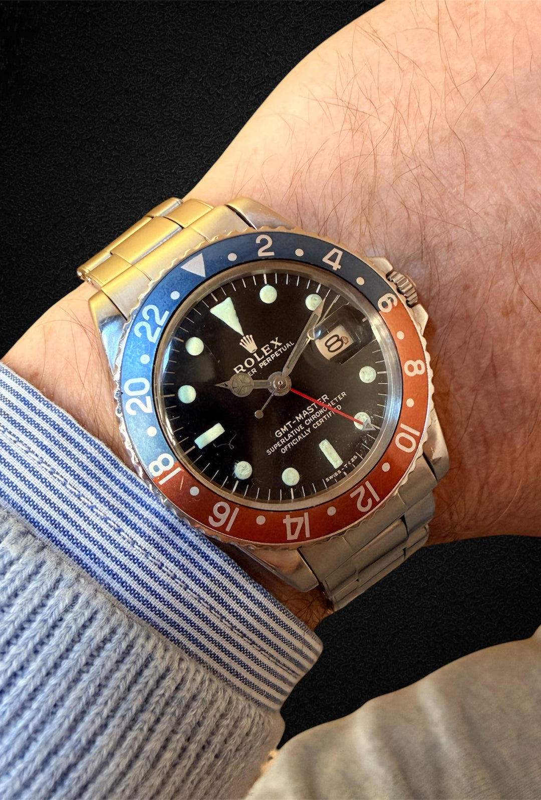 Rolex GMT-Master 1675 "Mark II" – Letnik 1969/70