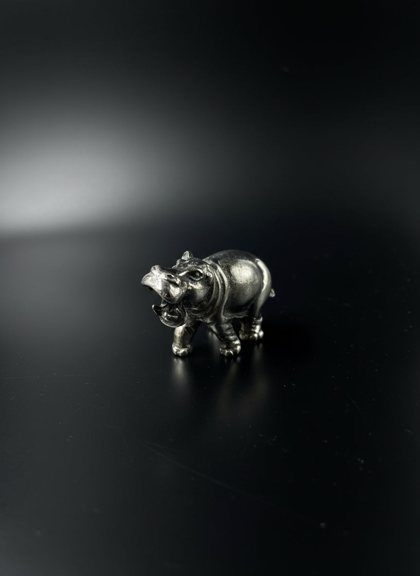 Ippopotamo in Argento 925