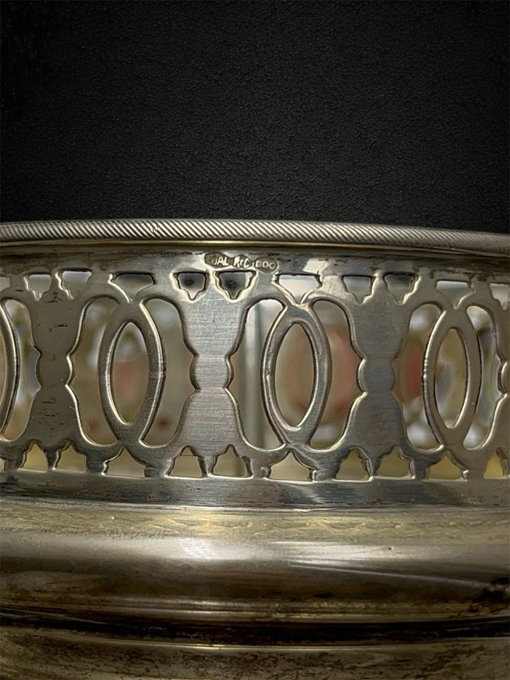 Ricci & C., Portacero in argento, Italia circa 1940