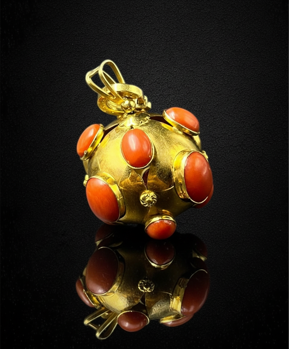 Ciondolo “Mina” con Corallo