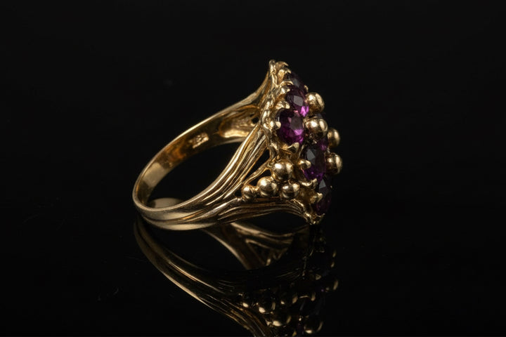 Anello con Granati Rodolite