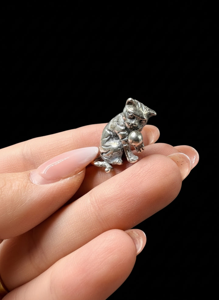 Gattino con la Palla, Argento 925