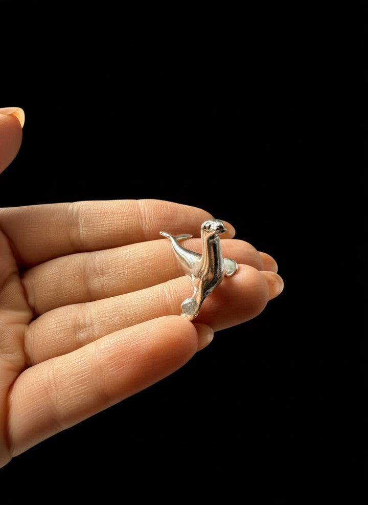 Foca in Argento 925 – Lavorazione Artigianale di Arezzo