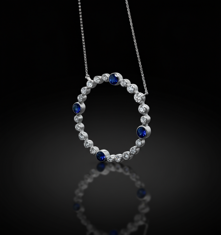 Pendente Diamanti e Zaffiri, Anni '40