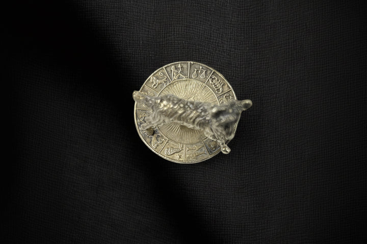 Ariete in Argento su Disco Zodiacale – Brandimarte Firenze