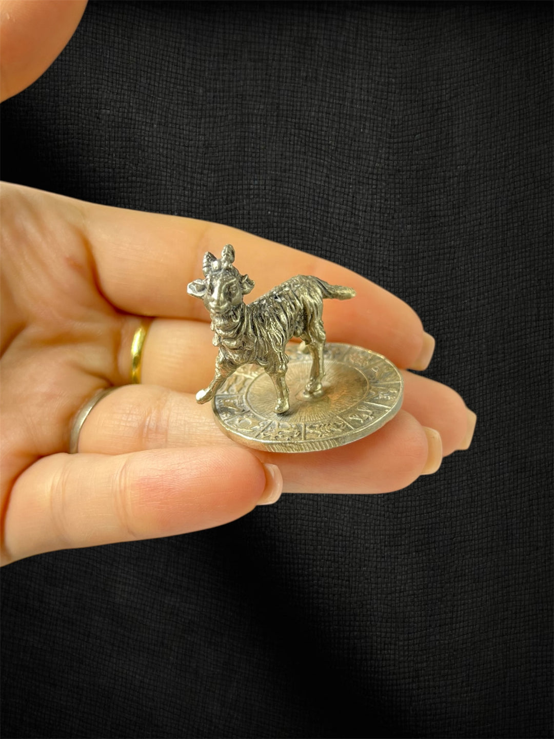 Ariete in Argento su Disco Zodiacale – Brandimarte Firenze