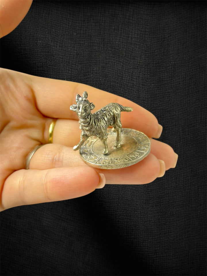 Ariete in Argento su Disco Zodiacale – Brandimarte Firenze