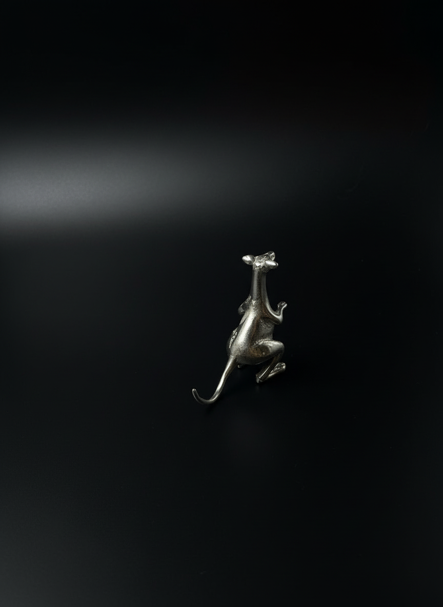 Canguro in Piedi in Argento 925