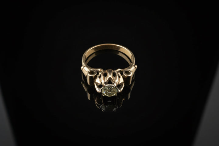 Solitario Anni '20 con Diamante Fancy