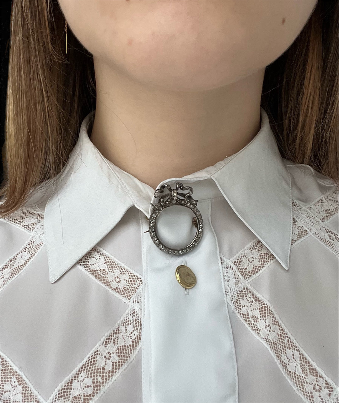 Victorian frame brooch, circa 1830