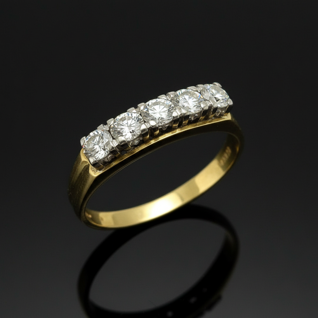 Anello a Riviere Anni '30