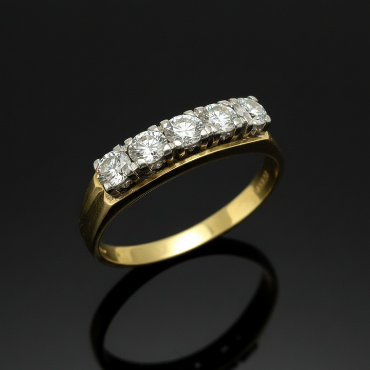 Anello a Riviere Anni '30