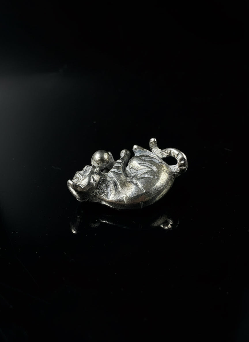 Gattino con la Palla, Argento 925