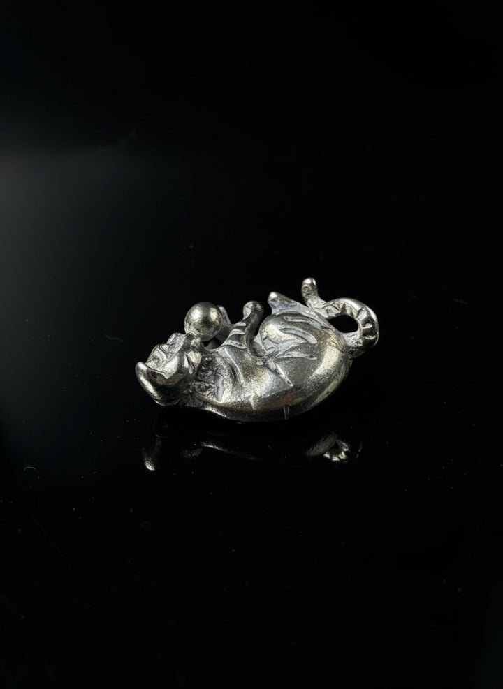 Gattino con la Palla, Argento 925