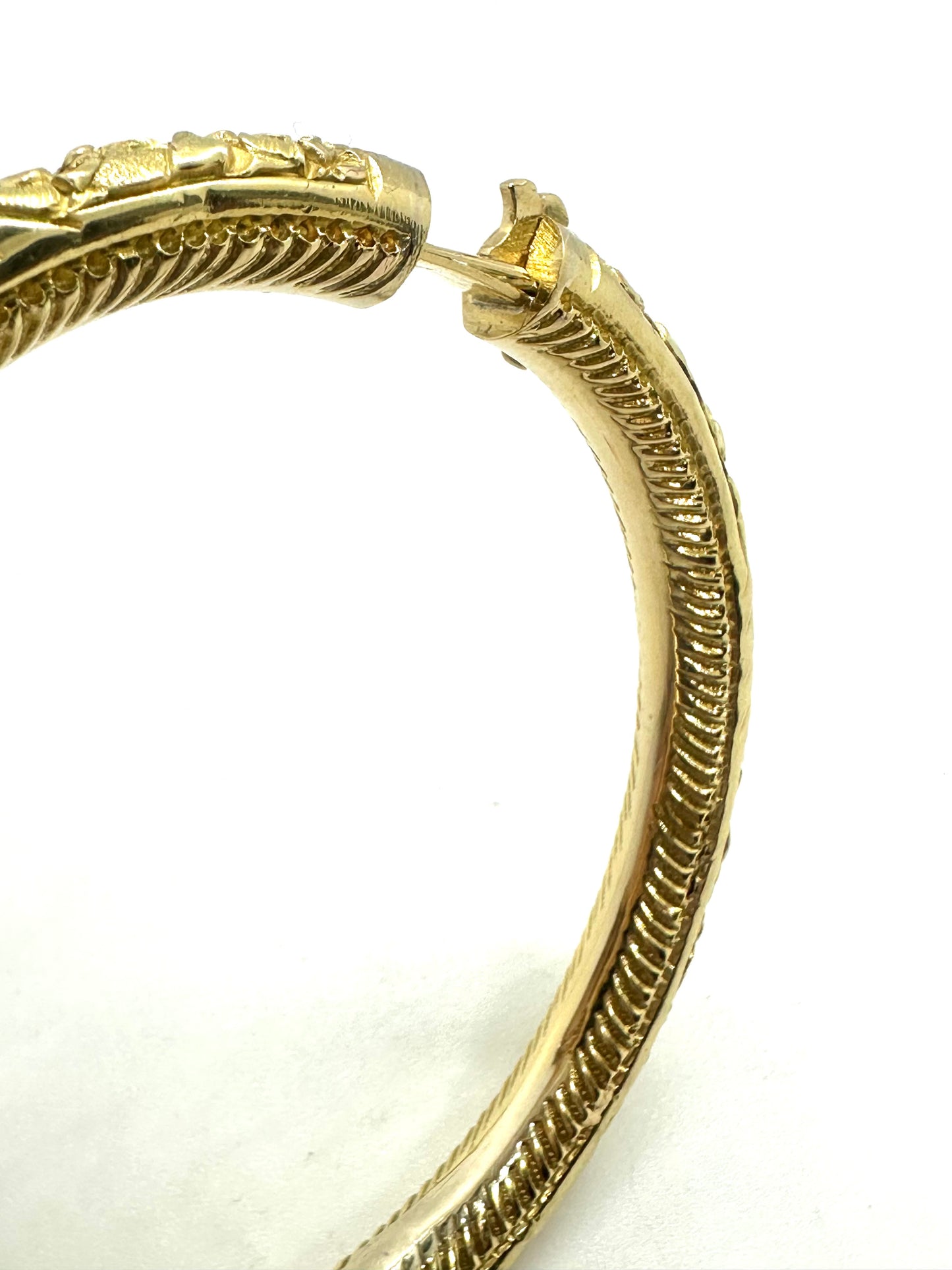 Bracciale d’epoca in oro 18K realizzato a canna vuota, primi del '900