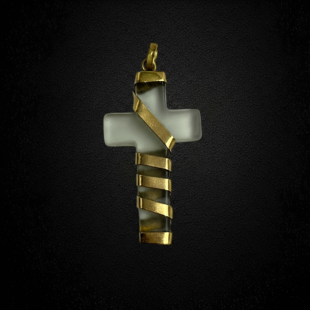 Croce in Cristallo di Rocca e Pro