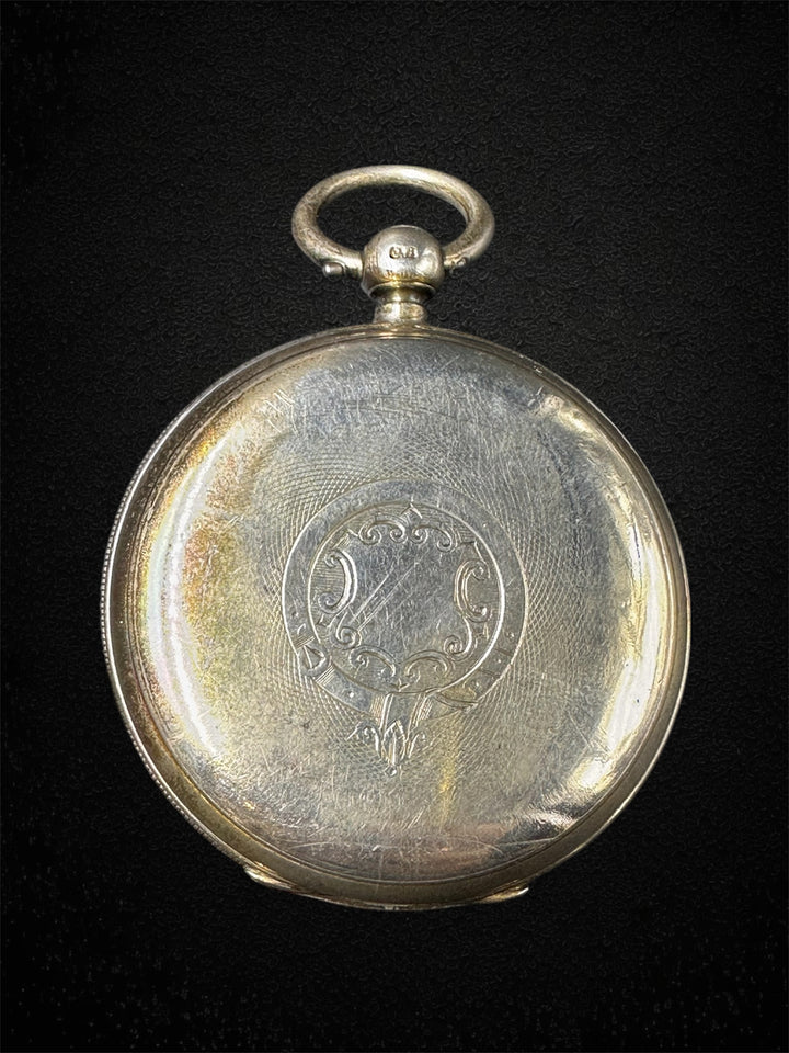 Orologio da tasca in argento – B. Eynon, Narberth – Cassa Chester 1806