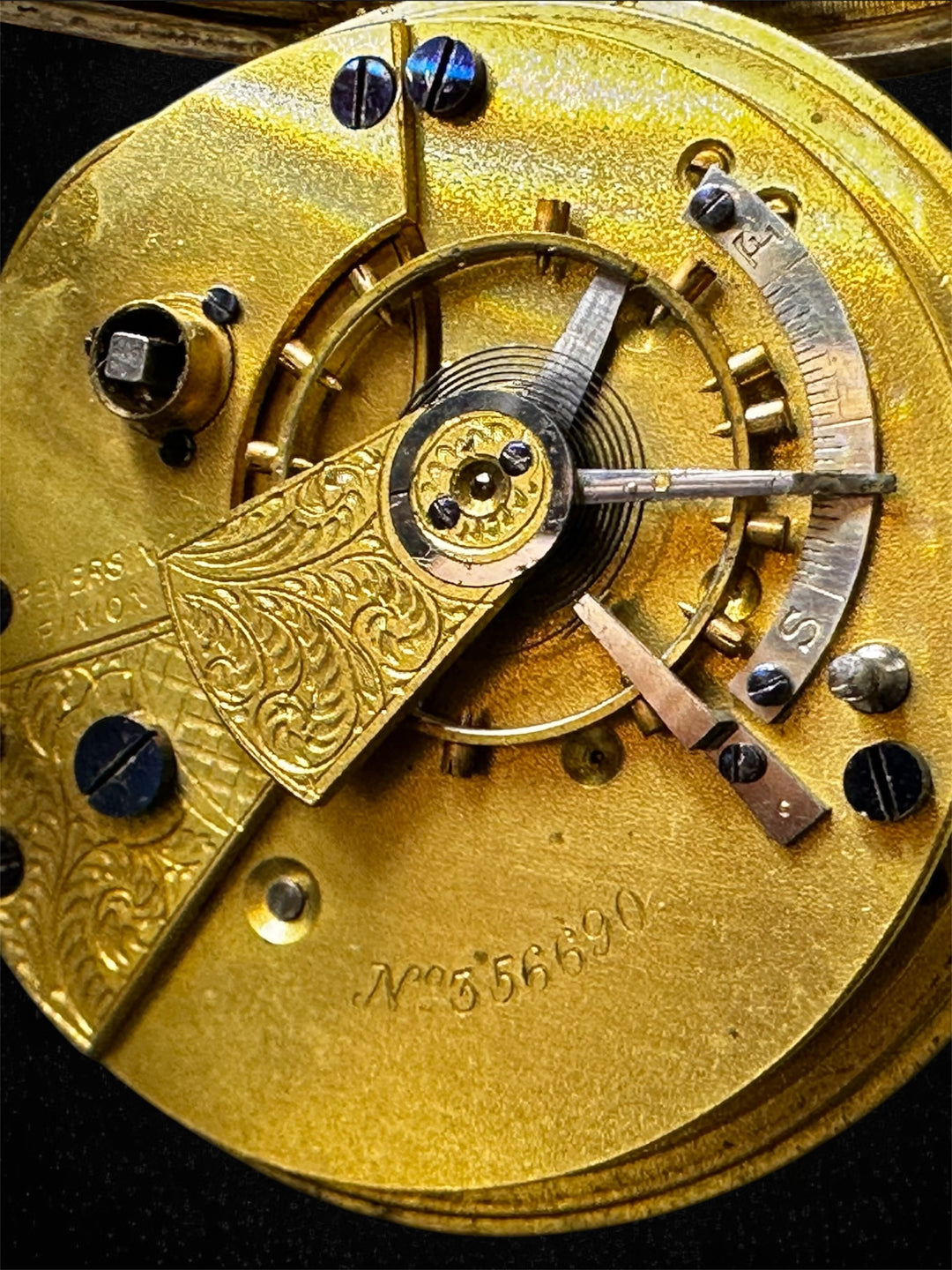 Orologio da tasca English Laver – Cassa in argento Chester 1908 – Movimento dorato (Copia)