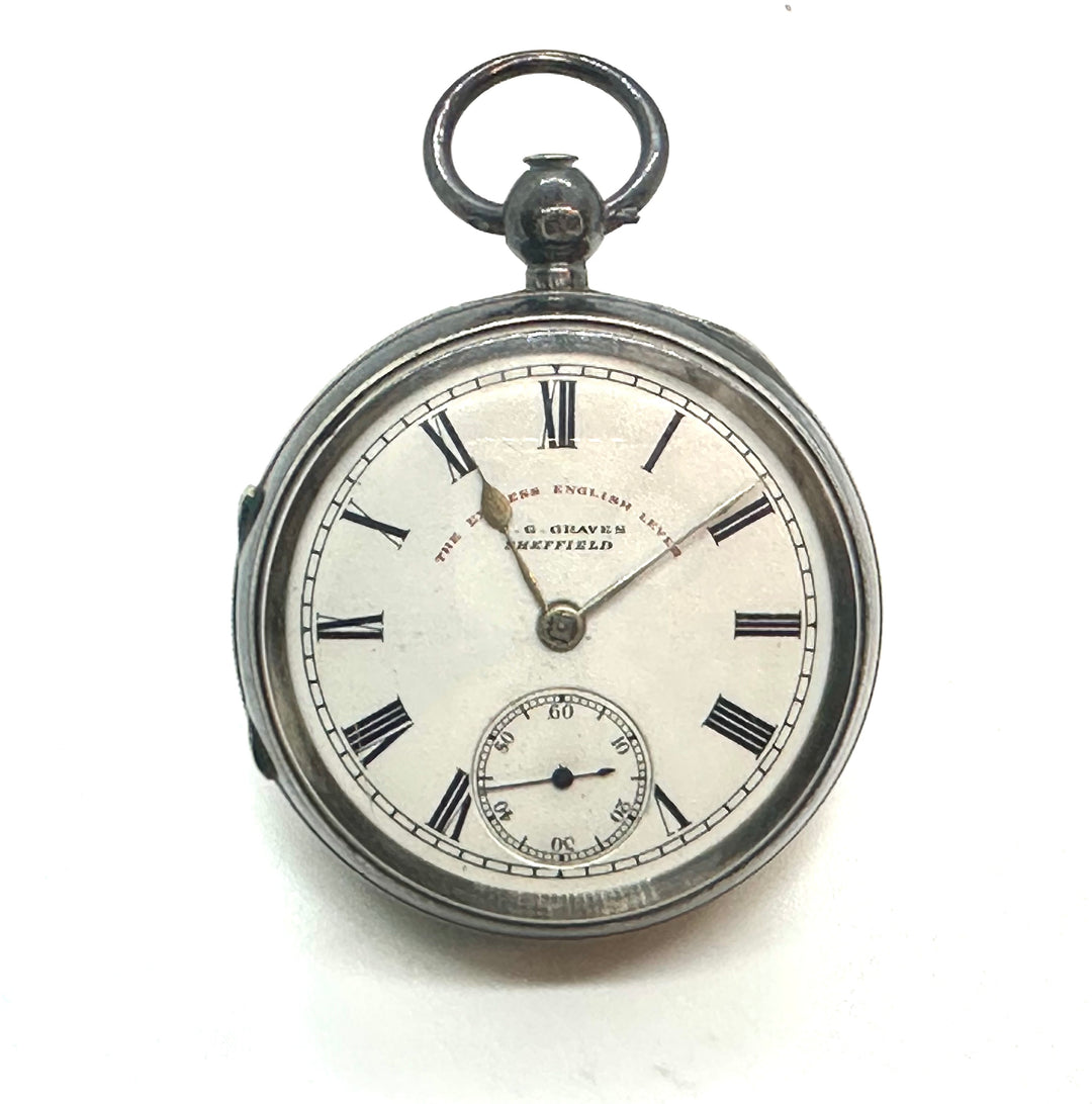 Orologio da tasca J.G. Graves con scappamento a leva inglese – Chester 1908