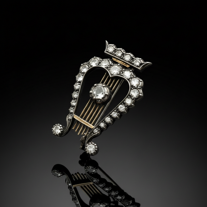 Spilla "Lira", Tardo XIX Secolo