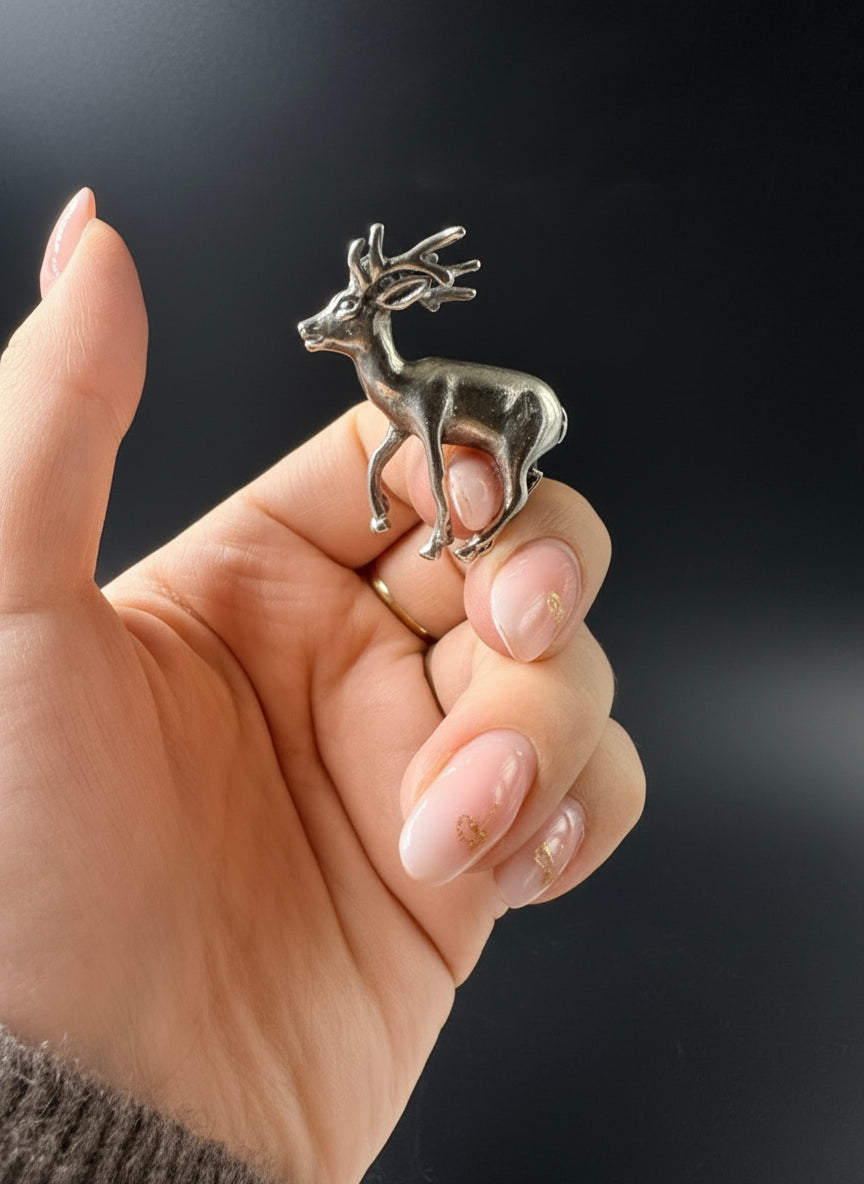 Cervo in Argento 925