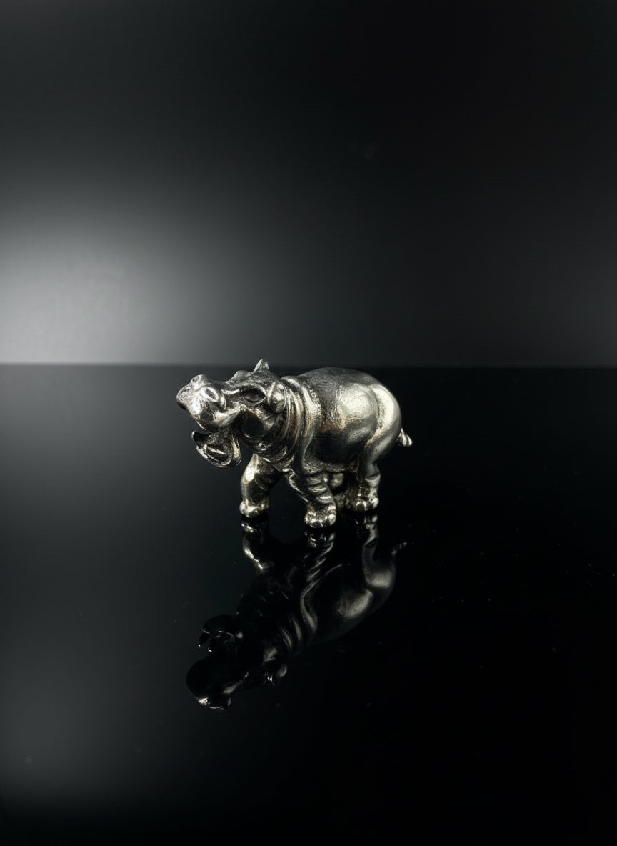 Ippopotamo in Argento 925