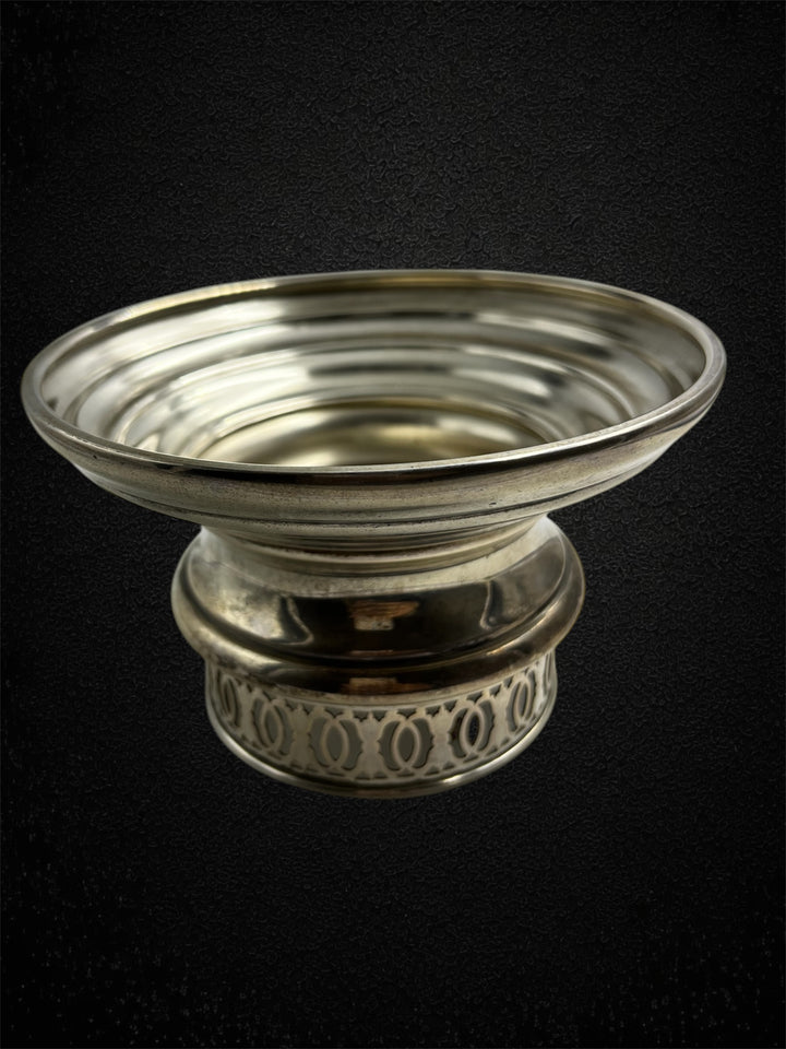 Ricci & C., Portacero in argento, Italia circa 1940