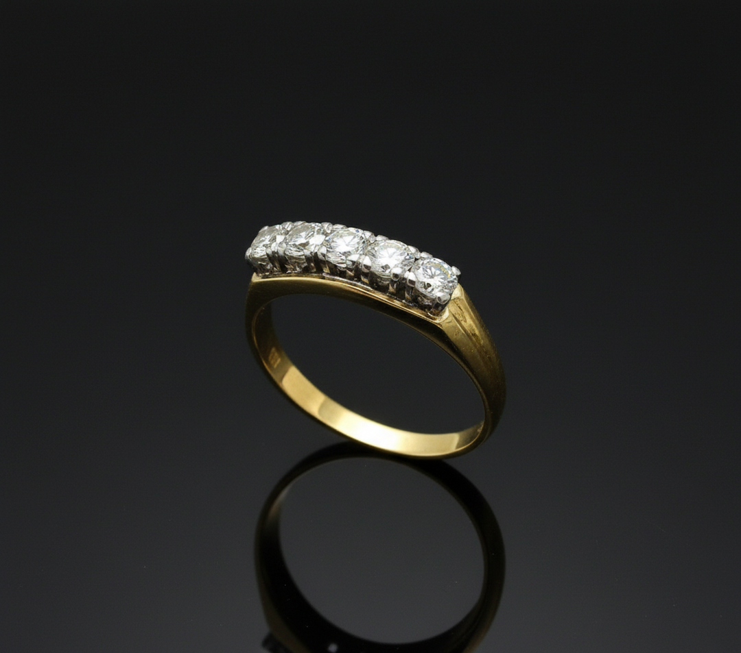 Anello a Riviere Anni '30