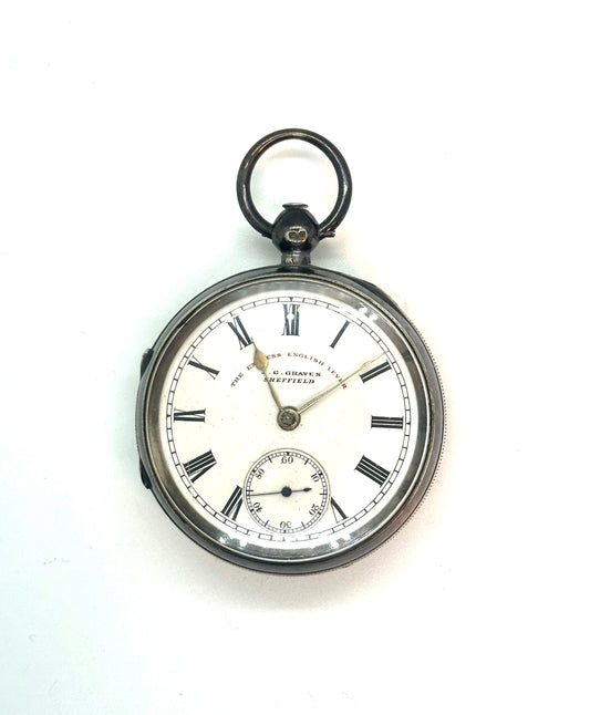 Orologio da tasca J.G. Graves con scappamento a leva inglese – Chester 1908